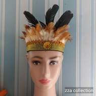 Dayak crown, dayak headband, dayak set, carnival headband, carnival crown (HH)