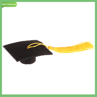 Odidi 1Pc Graduation Hat Mini Doctoral Cap Costume Graduation Cap with Tassels