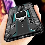 Xiaomi Phone Casing Redmi Note 9 CC9 Pro Mi 9 Lite Case Cover With Ring Transparent shockproof Cover