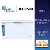 KHIND DUAL FUNCTION CHEST FREEZER (400L) FZ400 / PENSONIC (400L) PFZ-402