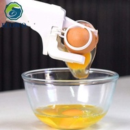 AQUAGEM Egg Shell Cracker, White Plastic Egg Separator, Creative Egg Breaker For Breaking Egg