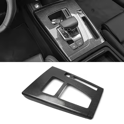 Car Accessories Center Console Gear Shift Panel Frame Cover Trim For Audi Q5 Q5L FY 2021 2022 2023 2