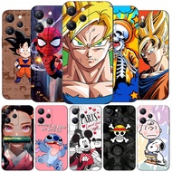 For Xiaomi Redmi 12 4G 5G Global Case Phone Cover black tpu Brilliant Art