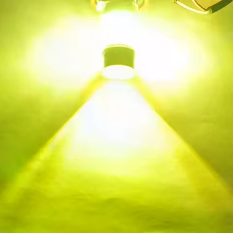 2x H11 H8 Super Bright LED Bulbs 4300K Yellow 100W 1500LM DRL Fog Light 20-SMD