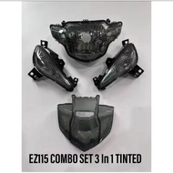 YAMAHA EZ115 EZ 115 FI HEAD LAMP + FRONT SIGNAL SET + TAIL LAMP COVER LAMPU BELAKANG TLC TINTED VISS