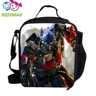 Hot Cartoon Lunch Bag Kids School Character Optimus BUMBLEBEE Megatron Lunch Bag Thermal Cooler For