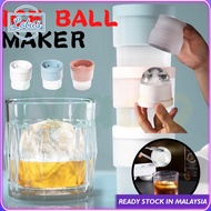 Ice Ball Maker Mold Tray Ice Cube Tray Whiskey Ice Ball Maker Ice Mold Tray Self-Made Round Ice Ball
