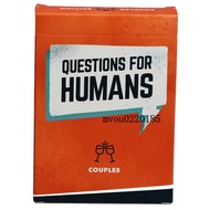 English Board Game Full Set Questions for humans Human Problems New Style Party Cards