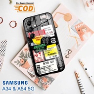 Softcase Glass Kaca SAMSUNG A34 & SAMSUNG A54 (5G) - Case Handphone SAMSUNG A34 & SAMSUNG A54 (5G) [