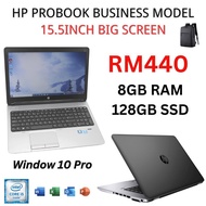 HP ORIGINAL INTEL CORE I5-4TH 8GB RAM 128GB SSD BUSINESS LAPTOP WITH BAG WINDOW 10 PRO