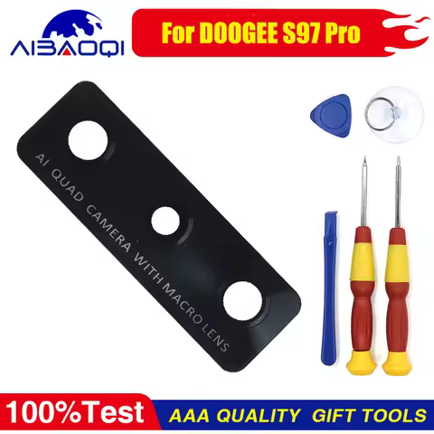 Protective Battery Case Back Cover+Glass Lens For DOOGEE S97 Pro Phone Perfect Replacement Parts