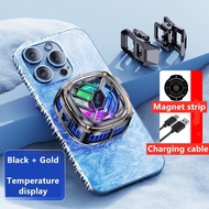 FC2-in-1 Magnetic Mobile Radiator Cooling Fan for iPhone IPAD Samsung Huawei Mobile Phone Tablet Com