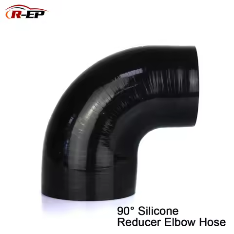 R-EP 90 degrees Reducer Silicone Elbow Hose 38 51 57 70 89 89MM Rubber Joiner Bend Tube for BMW Toyo