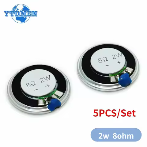 5PCS 2W 8ohm Speaker Mini Ultra-thin Horn Speaker Diameter 40MM 4CM, 2 Watt 8 Ohm Loudspeaker for Ar