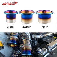 3/3.5/4inch Inlet Blue Tip Stainless Steel Racing Car Cold Air Compressor Intake Inlet Velocity Stac