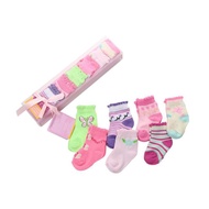 Sock 7 pairs Baby Sock Newborn Baby Girl  Boy Socks NB-6m Stokin Baby Stokin Bayi Stokin Lembut