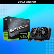 MSI GEFORCE RTX 5060 SHADOW 2X OC 8GB GDDR7 GRAPHIC CARD