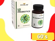 PROBIOTICS EXCELAB 60s Cegah Gastrik dan Angin Badan