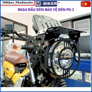 Baga pg1, Baga headlight pg1, front bag pg1, genuine M-Biker