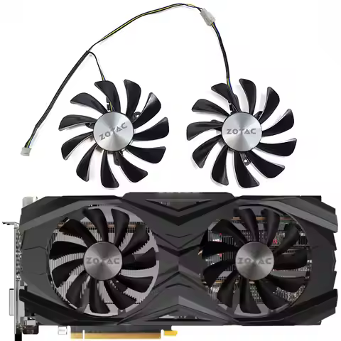 NEW 95MM 4PIN GAA8S2U GTX 1080TI AMP GPU Fan，For ZOTAC GTX 1070 1070TI 1080 1080TI AMP Edition Graph