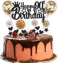 Cake Decoration 90th Birthday Decoration Happy 90th Birthday Cake Decoration 90 Years Man Cake Decor