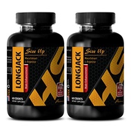 [USA]_HS PRIME Libido vitamins for men - LONGJACK SIZE UP - Tongkat ali and maca - 2 Bottles 120 Cap
