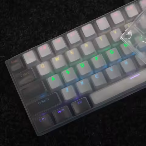 Dustproof Silicone Keyboard Cover Skin Protector For AJAZZ AK680 68 Keys Wireless Bluetooth Desktop 