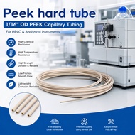 Peek Hard Tube Inlet Capillary Line Outer Diameter 1/16 inch Hard Tube HPLC Liquid Chromatography Co