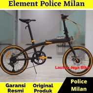 Sepeda lipat 20 Element Police Milan