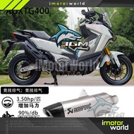 Exhaust Sym Adxtg400 Pipe Muffler Full System Exhaust Adxtg 400 Slip on Titanium Header Adxtg400