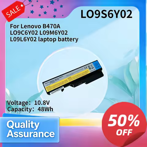 48Wh 10.8V Compatible with Lenovo B470A LO9C6Y02 L09M6Y02 L09L6Y02 laptop battery LO9S6Y02