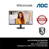 AOC Q27B30E Monitor 27"/2560X1440/4MS/75HZ/HDR10/HDMI/DP/IPS/3YW