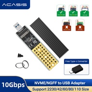 ACASIS M.2 NVME/SATA HDD to USB3.1 3.2 Adapter For External Laptop PC HDD Converter M key And B+M ke