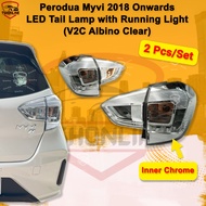 Perodua Myvi Tail Lamp 2018-2023 G3 Myvi Tail Lamp V2 (Albino Clear) Myvi Accessories