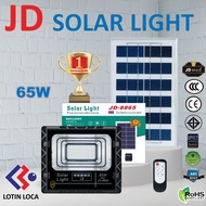JD65W JD-8865 ไฟLED โคมไฟโซล่าเซลล์ สปอร์ตไลท์โซล่าเซลล์ โคมไฟพลังงานแสงอาทิตย์ Solar Light ไฟ Solar Cell ใช้พลังงานแสงอาทิตย์ Outdoor Waterproof แผงโซล่าเซลล์