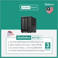 no call @WhatsAppOnly019-3710-000 Synology DS725+ DS723+ Synology DiskStation DS723+ 2-Bay NAS Enclo