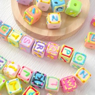 Painted Beads Alphabet Handpainted Beads/