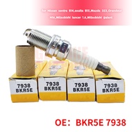 4pcs NGK spark plug BKR5E 7938 for Nissan sentra B14,exalta B15,Mazda 323,Grandeur N16,Mitsubishi la