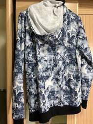 藍色白色黑色迷彩連帽外套/台灣品牌CBK/臺灣品牌/夏天冷氣房保暖薄外套