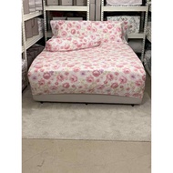 A6 960 TC 100% Cotton Big Flowers Bedsheet Sets and King Quilt Cover by LC Homes