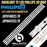 PHILIPS LED TV BACKLIGHT 39 INCH 39PHA4251S/70- 39PHT4002S/70 PHILIPS 39 INCH TV BACKLIGHT