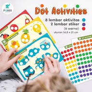 Dot Sticker Activity | Color Matching Learning Stickers | Early Childhood Educational Toys | Sticker