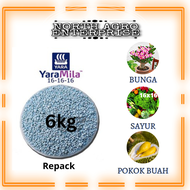 Yaramila 16 16 16 Baja subur pokok /NPK 161616 /  Plant Growth Regulator <500G 1KG & 6KG>