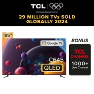 QLED TCL C645 4K TV Google TV | 85 inch | 120Hz DLG | Dolby Atmos and Vision | AIPQ 2.0