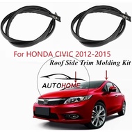For HODNA CIVIC 2012 - 2015 FB2 FB3 FB6 Roof Rubber / Car Roof Seal Strip / Car roof rubber strip / 