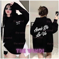 A.DLV Sweater with Double Letters for Men and Women The Wind, High Quality Cotton Felt Material, 350