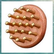(OAKF) Meridian Massage Comb Head Gua Sha Massage Tool Wood Therapy Massage Combs Blood Circulation