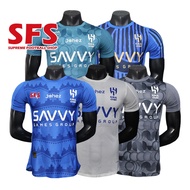 Top Quality 25-26 Player Version Al-Hilal Football Jersey Soccer Tight Fitting Waist Area S-2XL