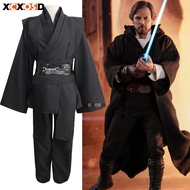 XCXOSD Star Wars Luke Skywalker Cosplay Costume Obi-Wan Kenobi Replica Jedi Robe Fantasia Male Hallo
