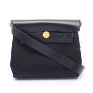 【二手】愛馬仕 HERMES 單肩背包 Herbag Zip Mini 黑色 其他 Herbag Zip Mini 黑色 女士 全新未使用